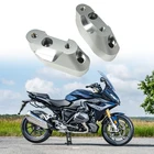 Кронштейн для Руля Мотоцикла BMW R1200RS R1200 RS R1250RS 1250RS 2015 2016 2017 2018 2019 2020 2021, черный, серебристый