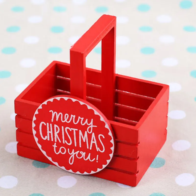 1pc Mini Christmas Candy Storage Basket Snowman Pattern Snack Chocolate Container Home Party Decor Kids's Gifts | Дом и сад