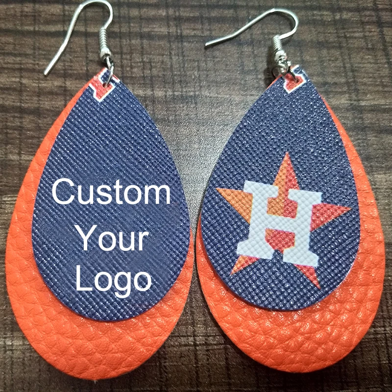 Новинка! В наличии двухслойные блестящие серьги подвески из искусственной кожи