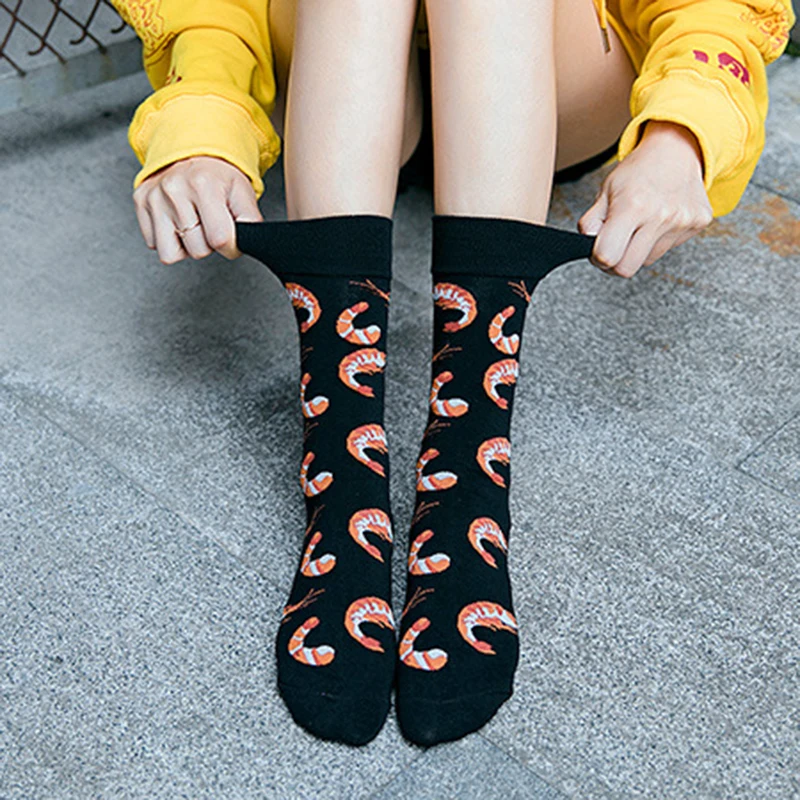 1 пара Детские хлопковые носки с мультяшным принтом|Носки для ног| |