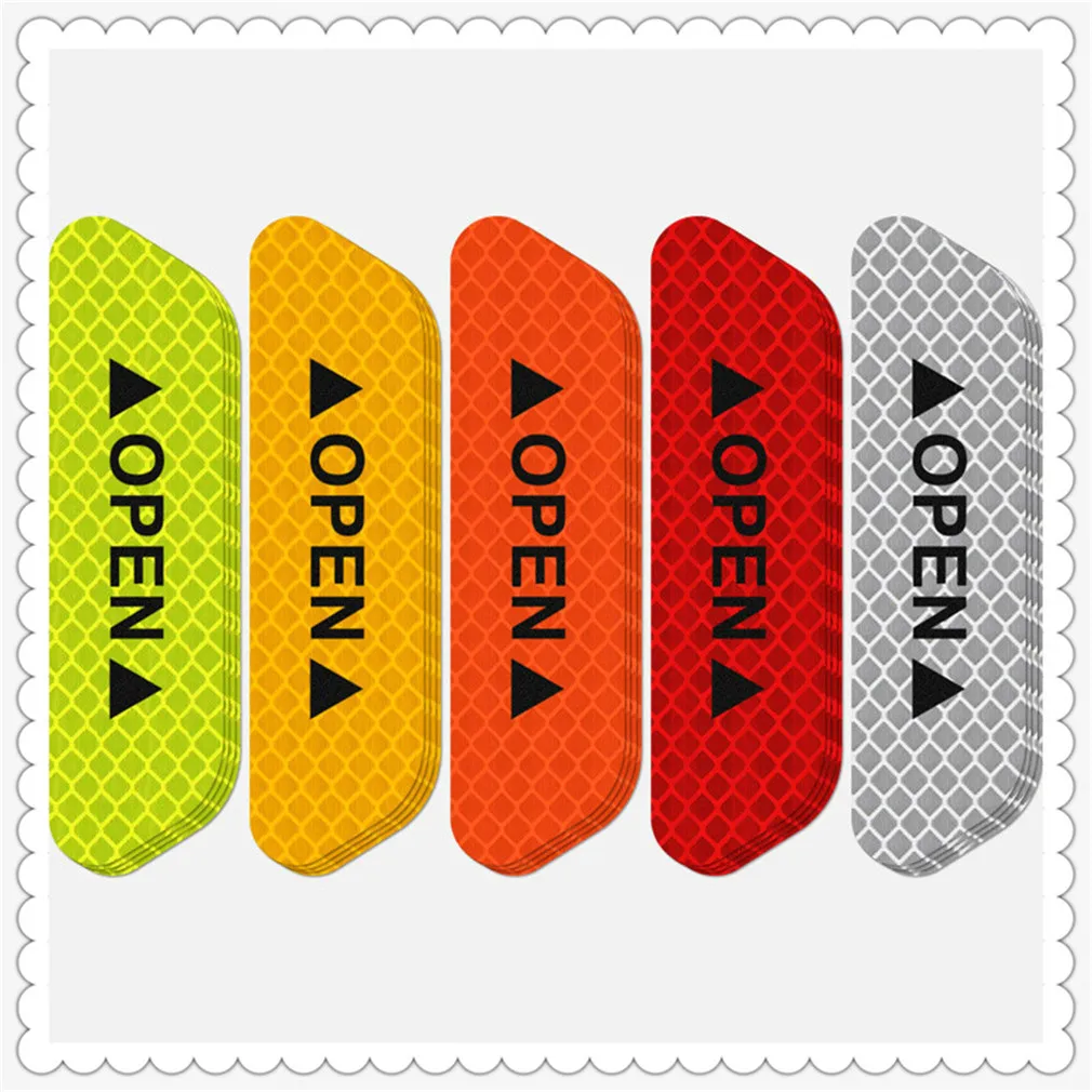 

4Pcs/Set Car Accessories Exterior Door Stickers DIY for Toyota VIOS LAND CRUISER Tundra FJ Cruiser RAV4 CROWN Avalon
