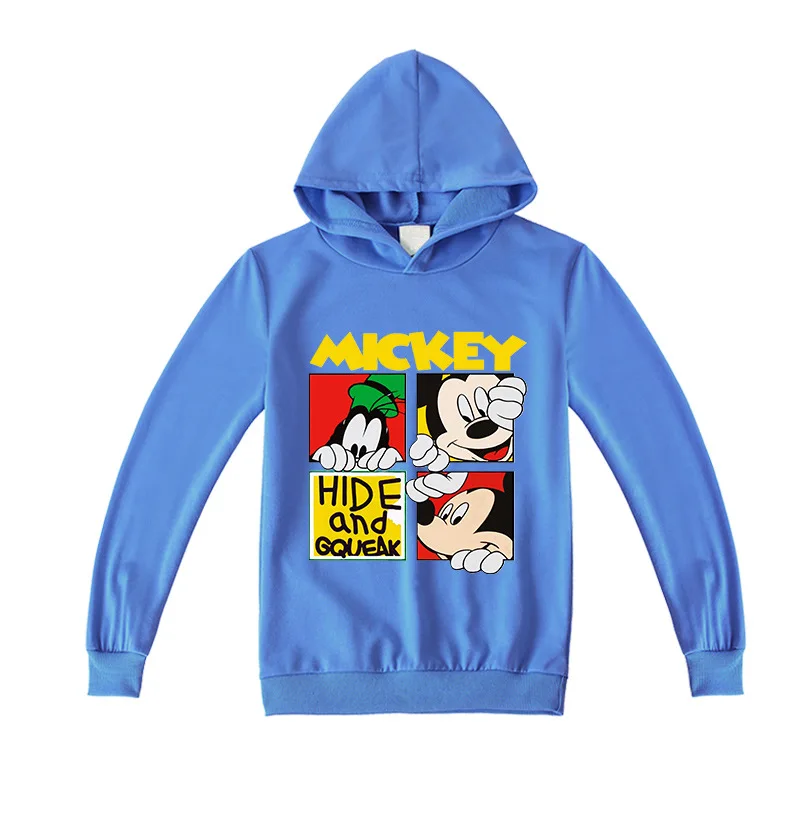 Детское хлопковое пальто с капюшоном и принтом Микки Минни Маус | Мать ребенок