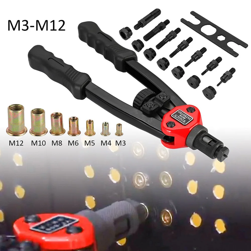 

Professional Nut Tool Nut Tool M3- M12 Rivet Repair Set Practical Brand new
