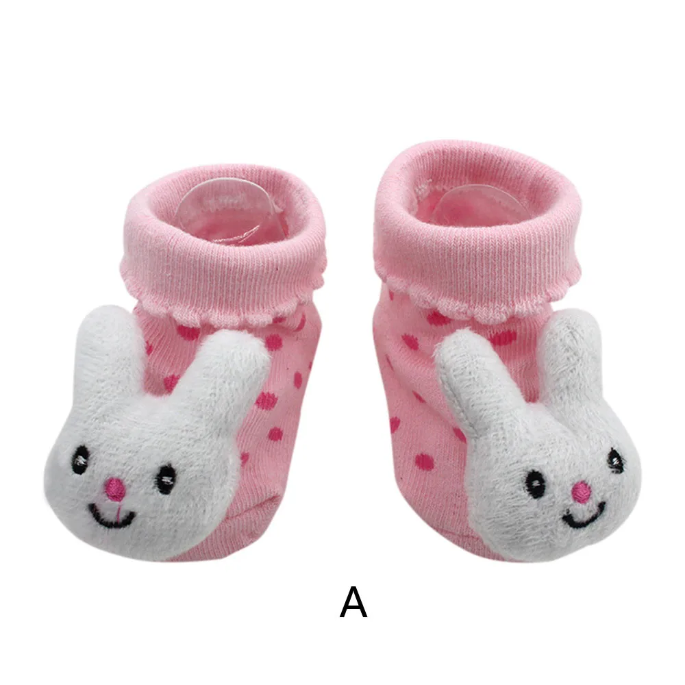 Cartoon Baby Socks Newborn Cotton Winter Girls Boys Anti Slip Shoes Boots Kids Clothes Accessories | Детская одежда и обувь
