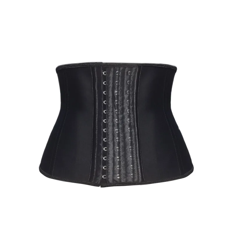 22cm/24cm Short 3 Layers Latex Waist Trainer Corset 9 Steel Bones Shapewear Body Shapers Women Corset Slimming Belt Waist Shaper