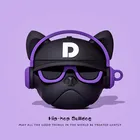 Чехол для AirPods 1, 2 Pro, мягкий силиконовый, с рисунком бульдога, для беспроводных Bluetooth-наушников