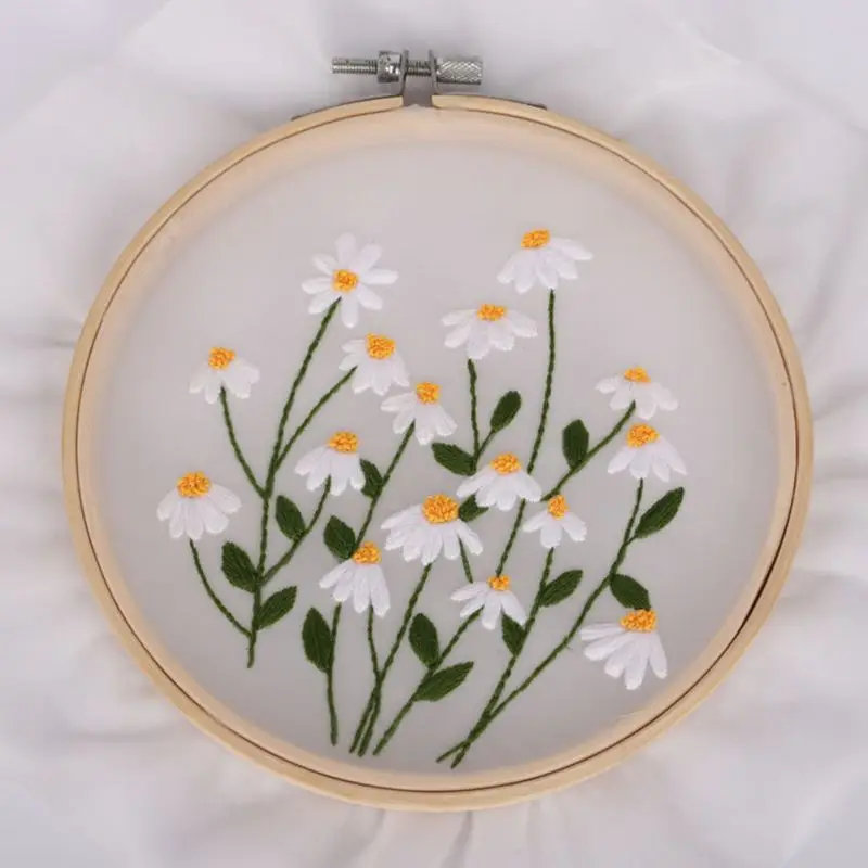 Набор лент для вышивки сделай сам с растениями цветочным узором начинающих