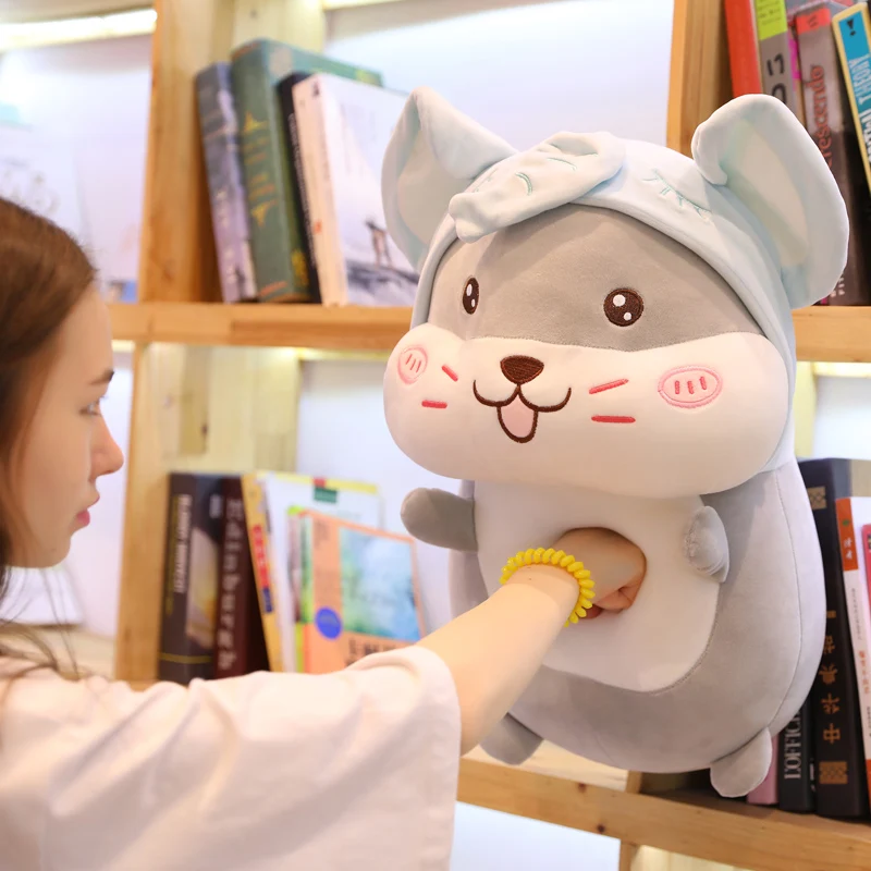 Прекрасный 40 см-60 см мягкие моделирование хомяк плюшевые игрушки животных для