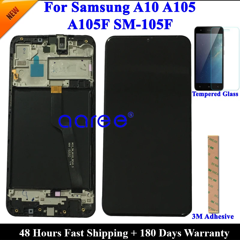 Супер AMOMLED ЖК-дисплей для samsung A10 A105 ЖК-дисплей для samsung M10 M105F ЖК-экран сенсорный дигитайзер сборка