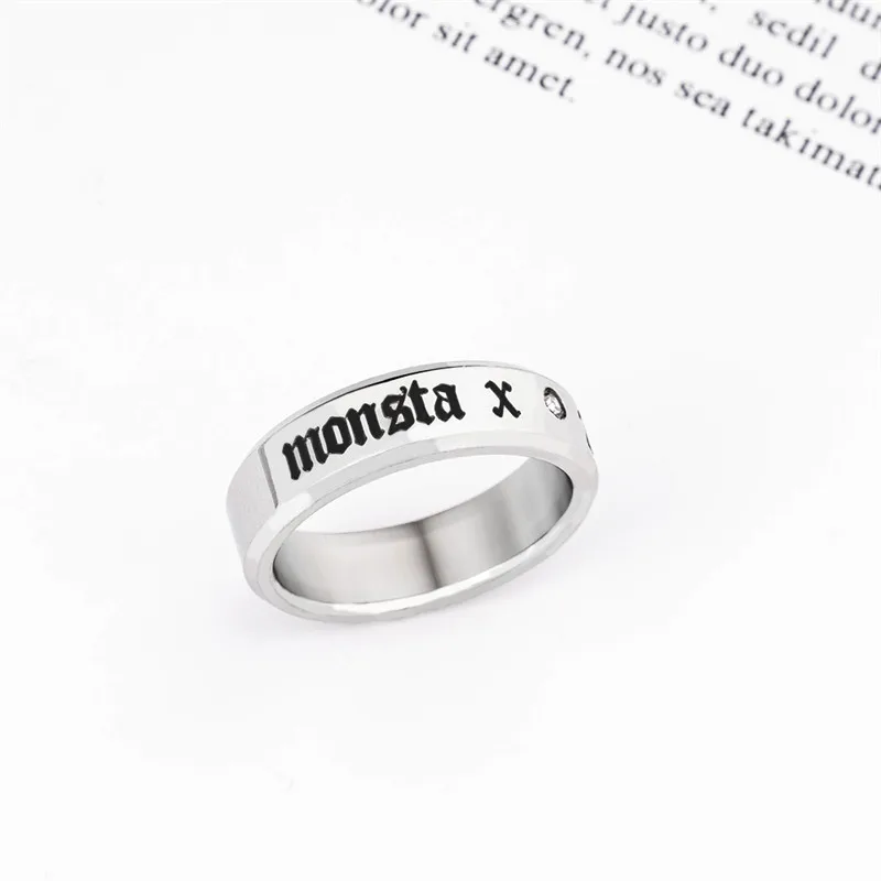 1 шт. кольцо KPOP MONSTA X модные кольца на палец EXO дважды SEVENTEEN MAMAMOO аксессуары для