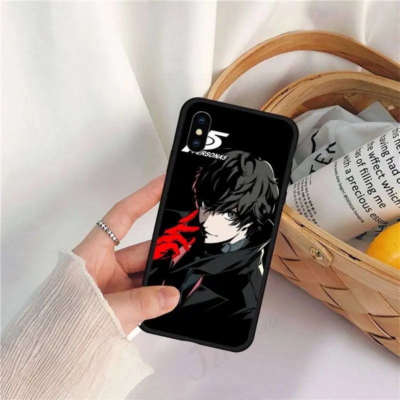 

Persona 5 anime manga Phone Case for iPhone 11 12 pro XS MAX 8 7 6 6S Plus X 5S SE 2020 XR luxury deisgn shell funda