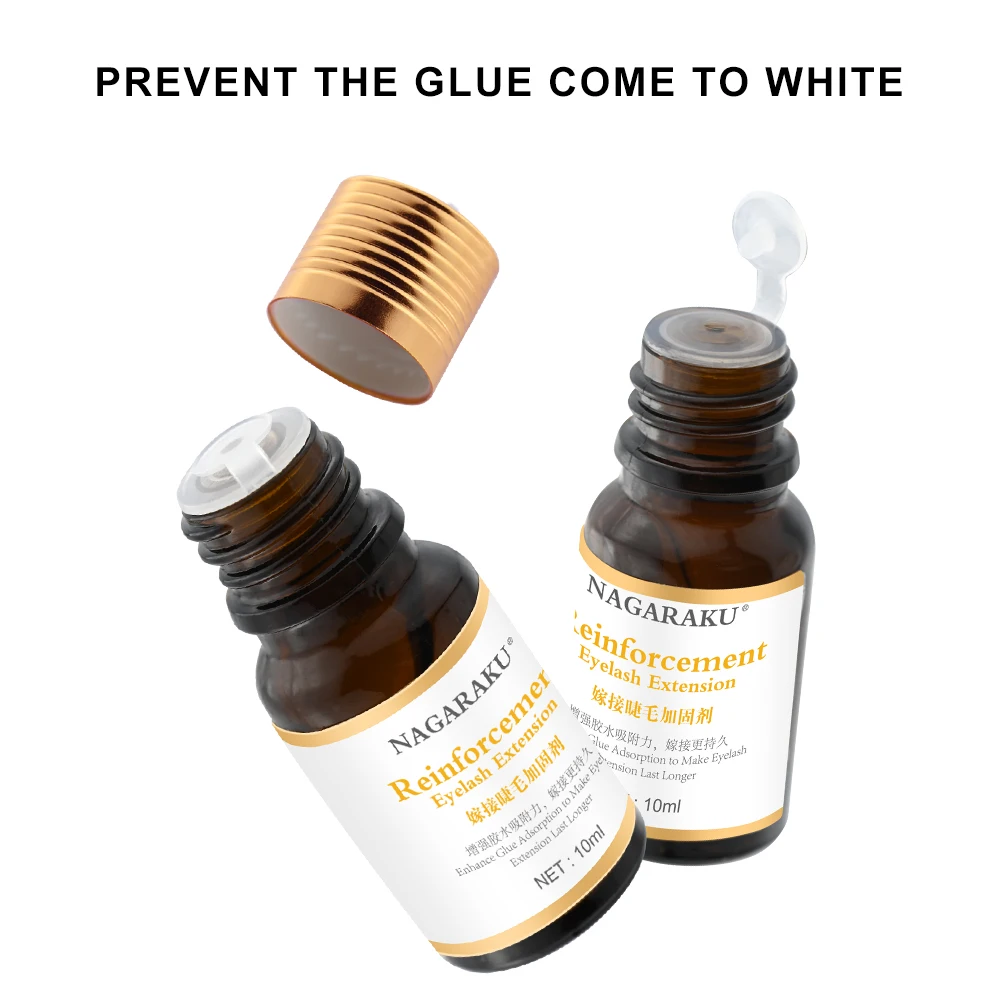 NAGARAKU Professional False Eyelash Glue Remover Primer Jelly Cream Gel remover adhesive bonded glue eyelashes make up tools | Красота и