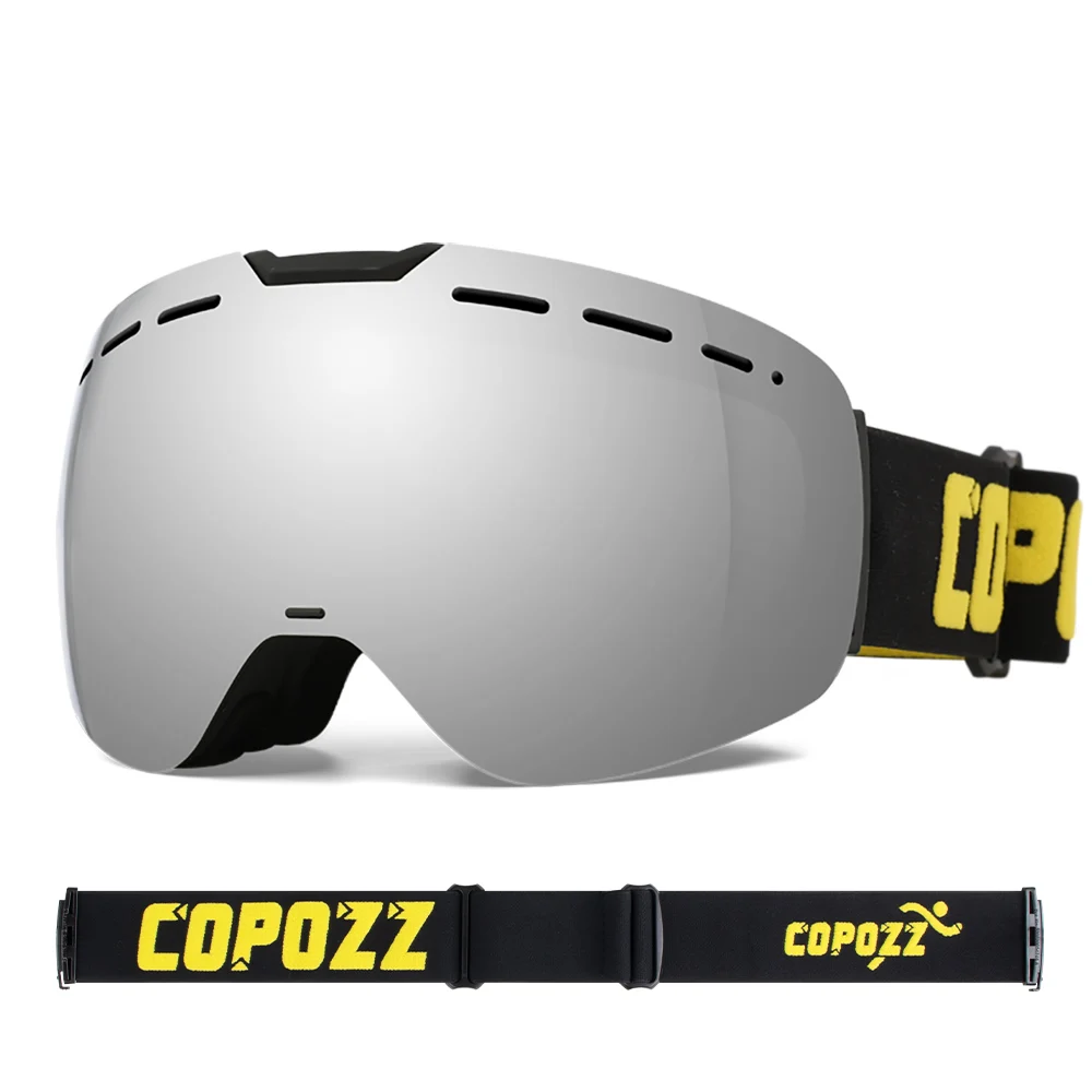 COPOZZ профессиональные лыжные очки 2s быстрая замена линзы противотуманные