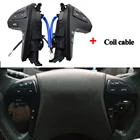 Черная и УФ Серебряная кнопка управления аудиосигналом на руль с Bluetooth 84250-0K020 для Toyota HIGHLANDER 84250-0E120 84250-0E220