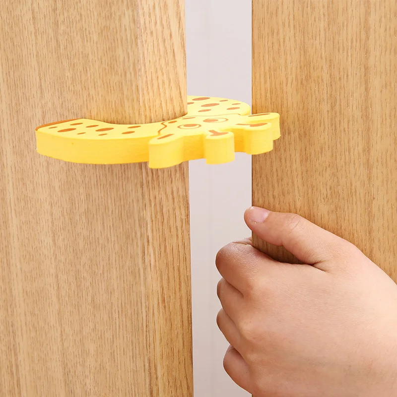 5 шт. настенные ограничители для дверей с мультяшными животными|Дверные