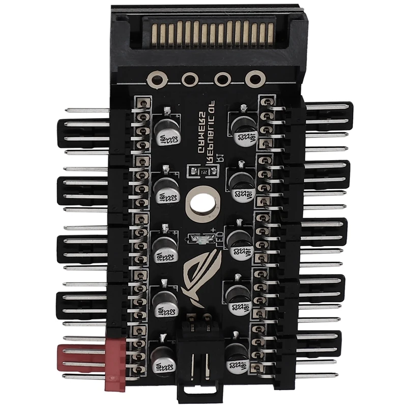 

Motherboard 4-Pin PWM Hub FAN HUB Computer Temperature Control Speed Control Panel Chassis 4Pin Fan Extension Cable