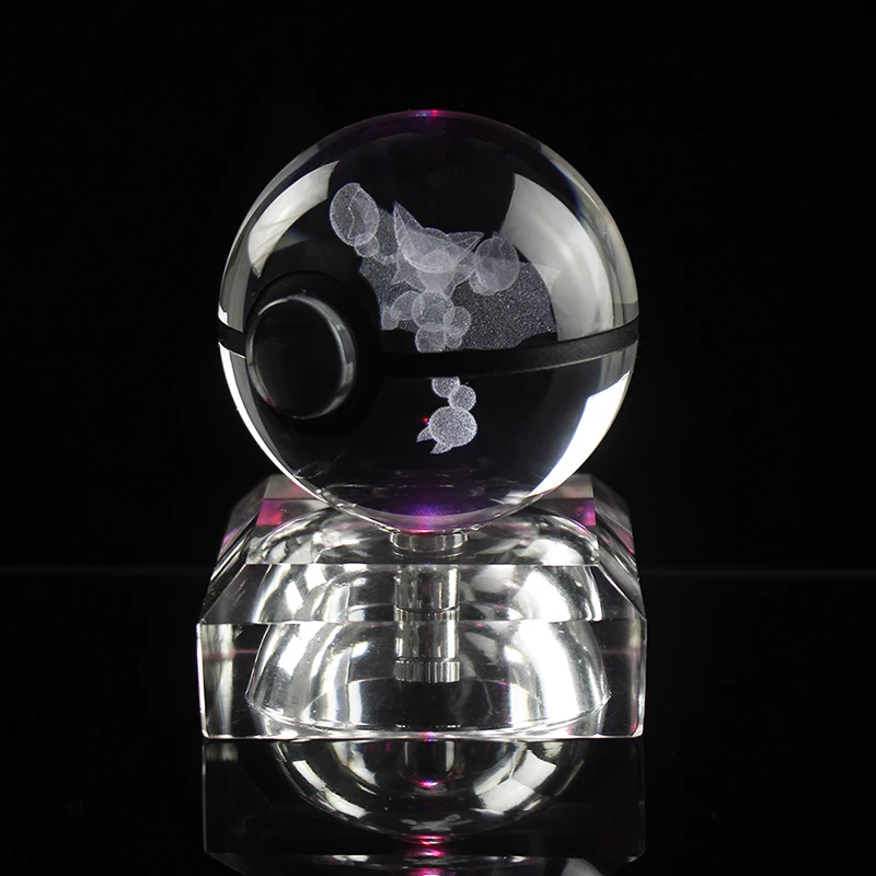 dropship 2 inch 50mm crystal glass ball action figure creative christmas birthday gifts home decoration free global shipping