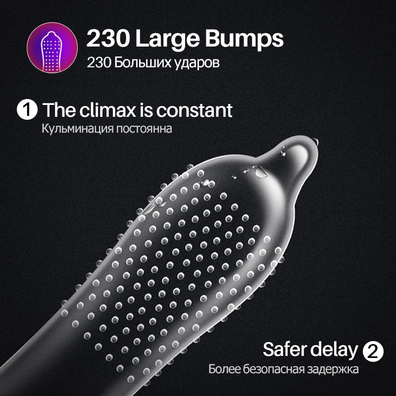 MIO 3D Delay Condoms for Man 49mm Tight Fit Big Dotted Large Particles Penis Sleeve Extra Lubricant Fancy Condom Safe Sex shop | Красота и