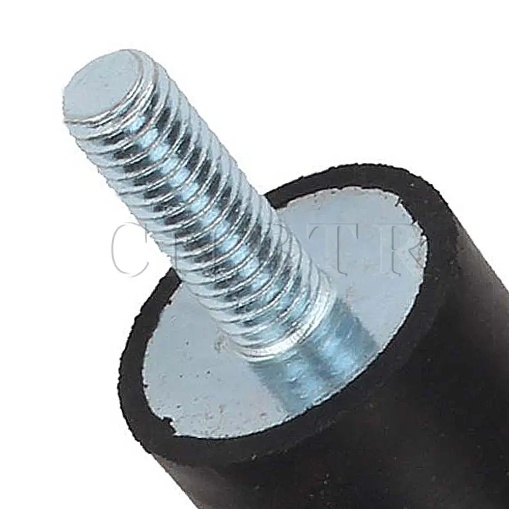 CNBTR 20 x Черный D20mm H20mm M6 резиновый двойной винт антивибрационное крепление|m6|silentblock