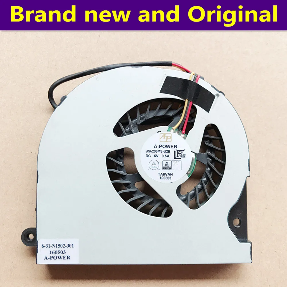 Новый оригинальный охлаждающий вентилятор для Metabox Clevo P650SE P650SA P651SE P651SG, Schenker XMG P505 P505-2OG P705 (Clevo P670SA)