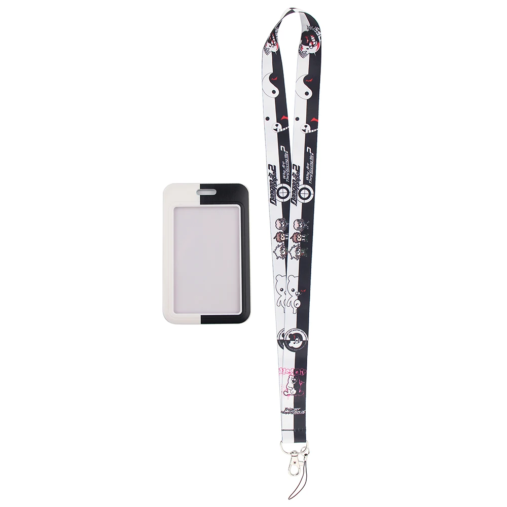 

K2581 Anime Bear Neck Lanyard Mobile Phone Strap For Phone Keys Cartoon Fashion Student Bus Name ID Card Holder