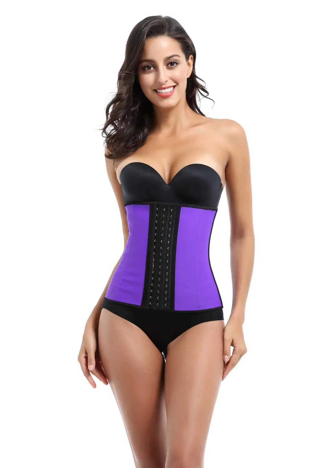 Латексный корсет для талии 9 стальных костей Корректирующее белье утягивающий