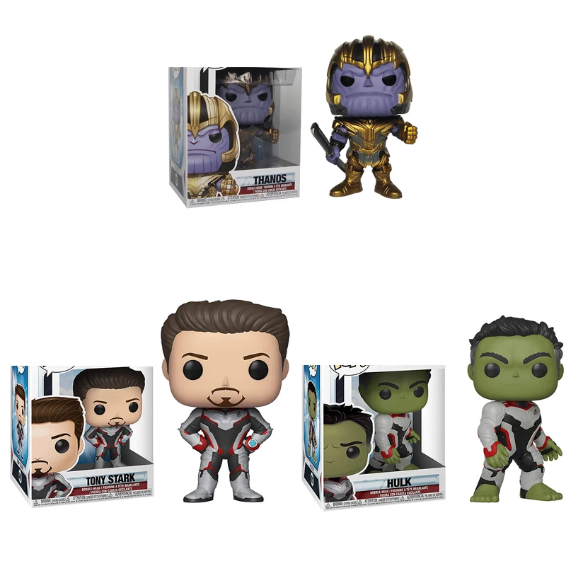 Экшн фигурки FUNKO нового фильма Marvel Мстители финал Тони Старк Халк танос