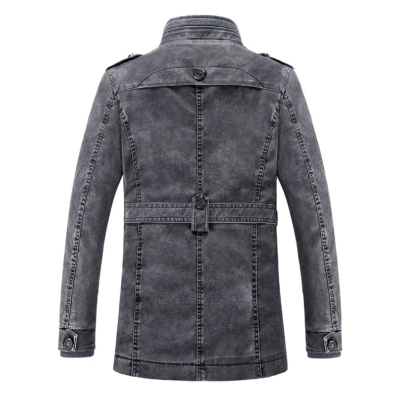 Новинка 2019 года Сезон Зима длинный комбинезон Homme Cuir | Мужская одежда