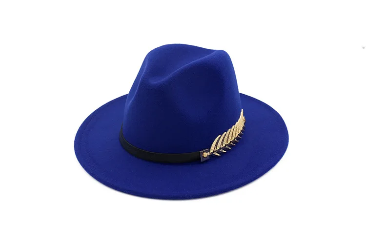 

YOYOCORN Fedoras Big Brim Hats For Women British Style Vintage Church Hats Lady Flat Brim Fedoras Autumn Winter Womens Felt Hat