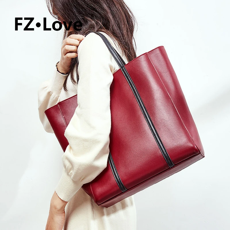 Сумка тоут из натуральной кожи большая сумка для шоппинга женская с ручками