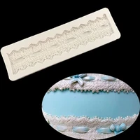 new pattern pearl rim modeling silicone sugar cake mould b063