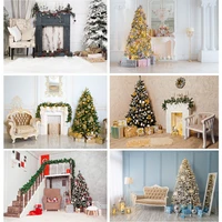 shuozhike christmas theme photography background christmas tree fireplace children backdrops for photo studio props 21522dhy 28
