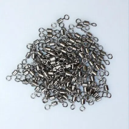 100 шт. новые шарикоподшипники вращающиеся твердые кольца рыболовный соединитель