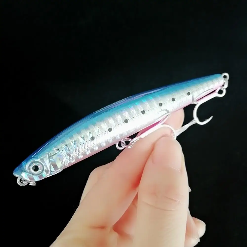 

TSURINOYA 8PCS 98mm 9.2g Floating Pencil Quality Hard Lure Fishing Lure Top Water Artificial MInnow Crankbait Lure