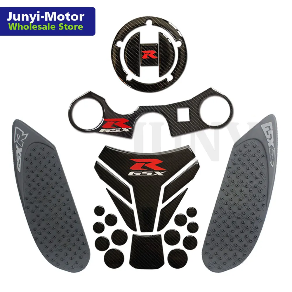Для Suzuki GSX R GSXR 750 600 2006 2007 K6 K7 наклейка крышка резервуара накладка тройное дерево