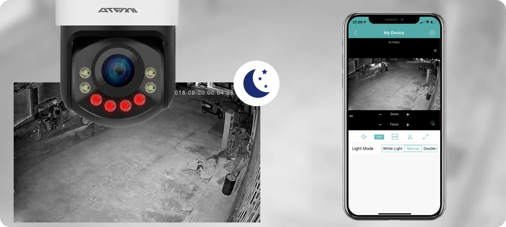 Наружный Wifi роутер для Камера безопасности ip камера HD 4MP cctv Mini 3 дюймов PTZ Скорость купол Камера s Беспроводной 5X зум двухстороннее аудио Onvif iCsee
