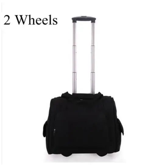 2 wheels Женская дорожная сумка на колесиках 20 дюймов, сумки на колесиках для ноутбука, деловые дорожные сумки на колесиках, чемодан на колесиках - Цвет: 2 wheels