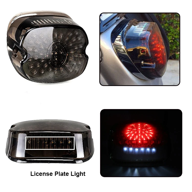 СТОП-сигнал заднего света LED для Sportster 883 1200 XL Touring Softail Dyna Electra Glide.