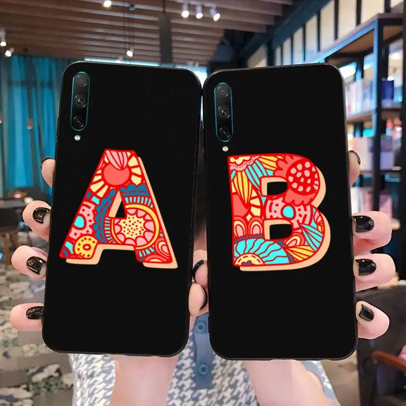 Роскошный чехол для телефона в китайском стиле с 26 буквами сделай сам Huawei P40 P30 P20