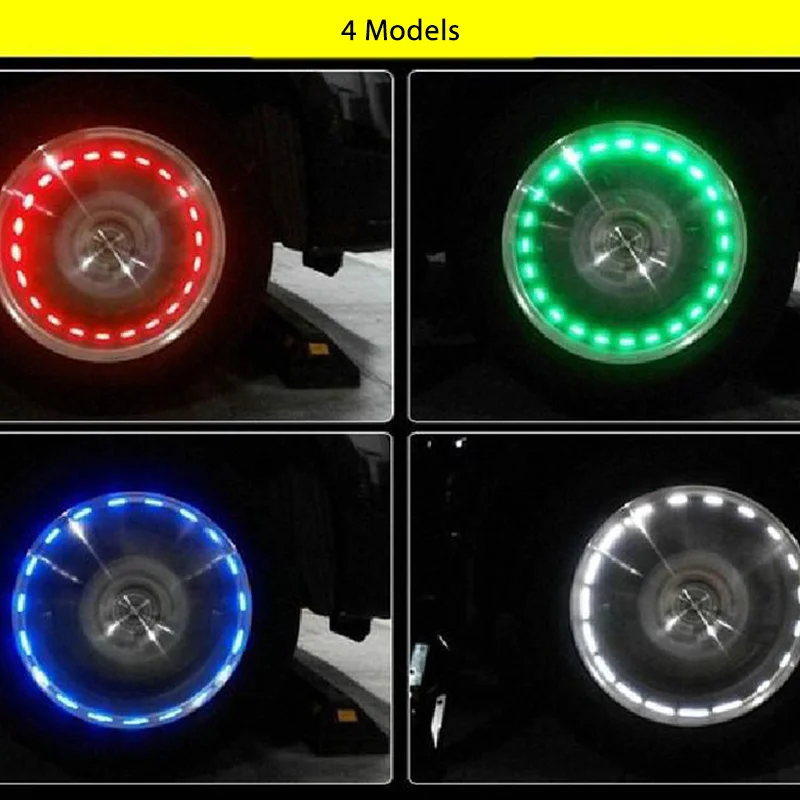 4 модели автомобилей Водонепроницаемый солнечной энергии колеса светильник