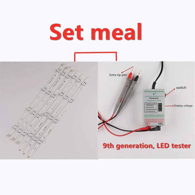 Новый комплект 6 шт. 8 светодиодный s 850 мм подсветка полосы для LG 43LH604V 43LH60_FHD_A Тип