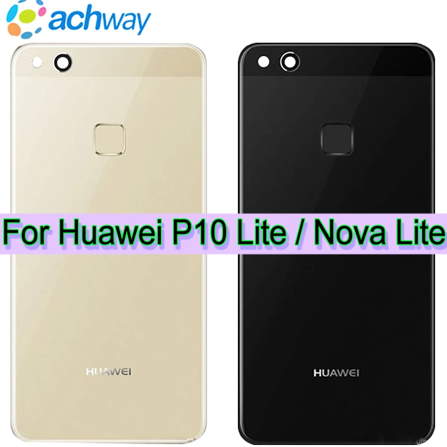 Для Huawei P10 Lite Задняя стеклянная крышка батареи Дверь Корпус для 5 2 &quotHuawei чехол Nova