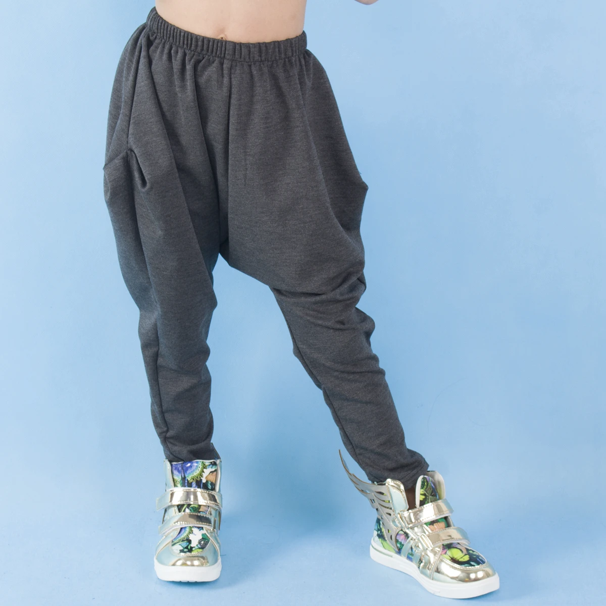 New Fashion Kids Adult Sweatpant Personality Casual Low Spring Summer  Cotton Trousers Loose Big Crotch Dance harem hip hop pants | Детская одежда  и обувь | АлиЭкспресс