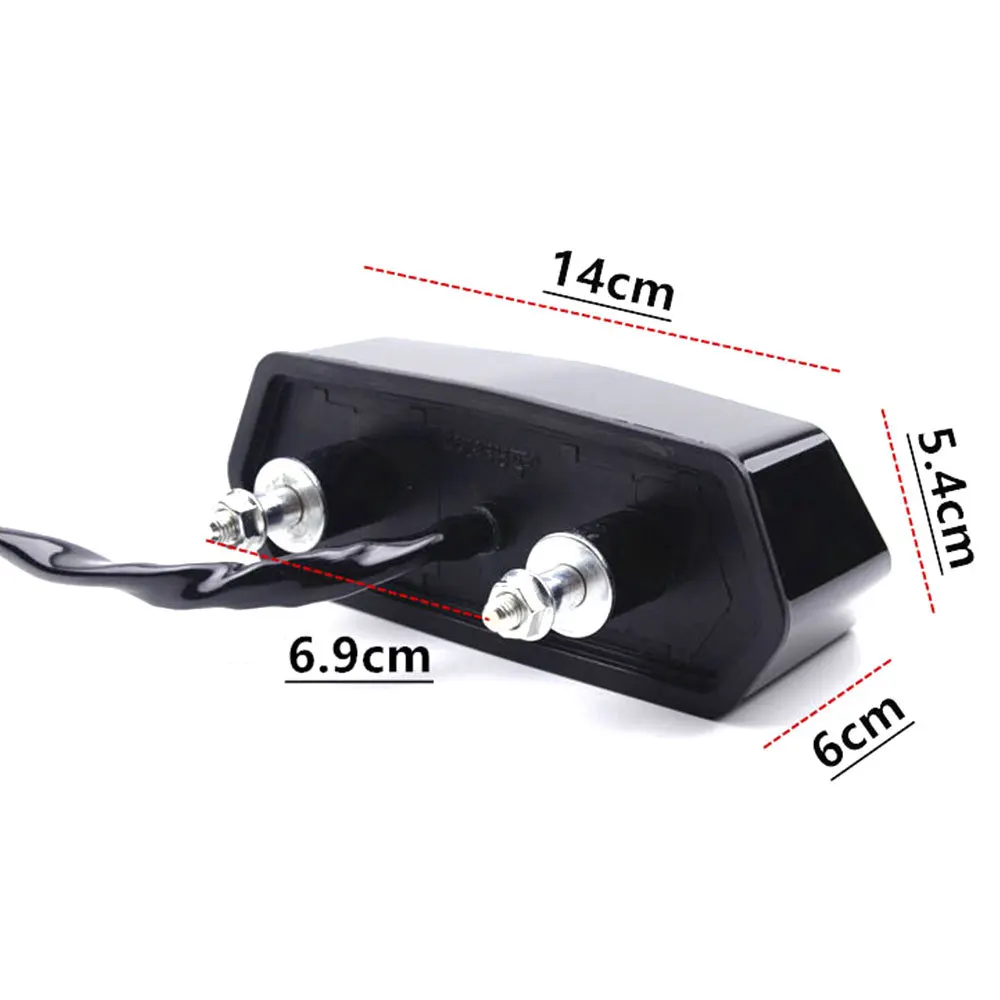 12V LED Motorcycle Rear Taillight Light Flash Tail Brake Turn Signals Indicator Lamp for Honda |