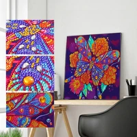 butterfly flower 5d diy special diamond painting embroidery rhinestone crystal cross stitch needlework craft kit home decoration