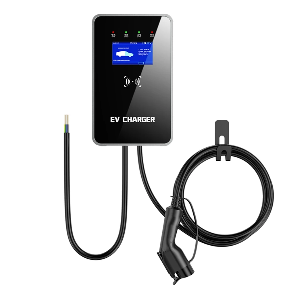 

Wi-Fi RFID домашний Тип 2 22 кВт Ac Ev зарядное устройство Wallbox автомобильное зарядное устройство