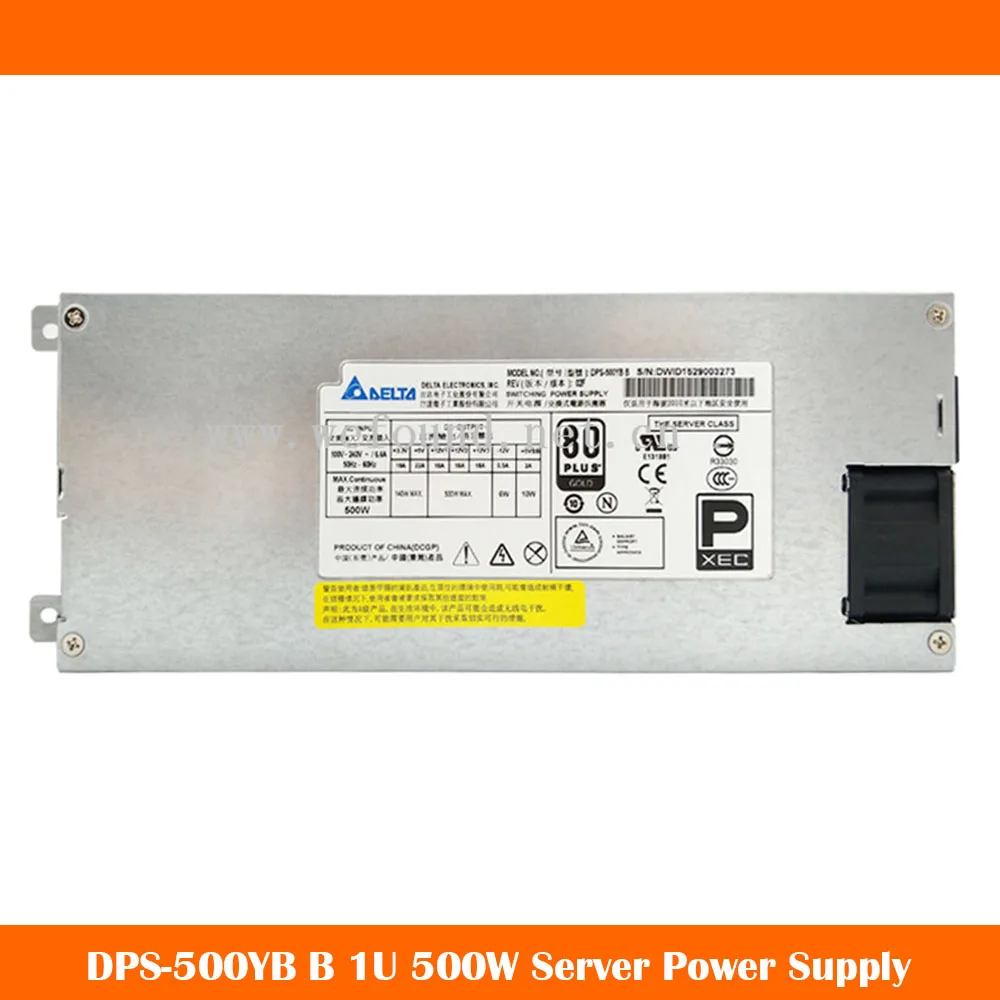 Original For DELTA 1U 500W DPS-500YB B Server Power Supply Dual 8PIN Will Fully Test Before Shipping