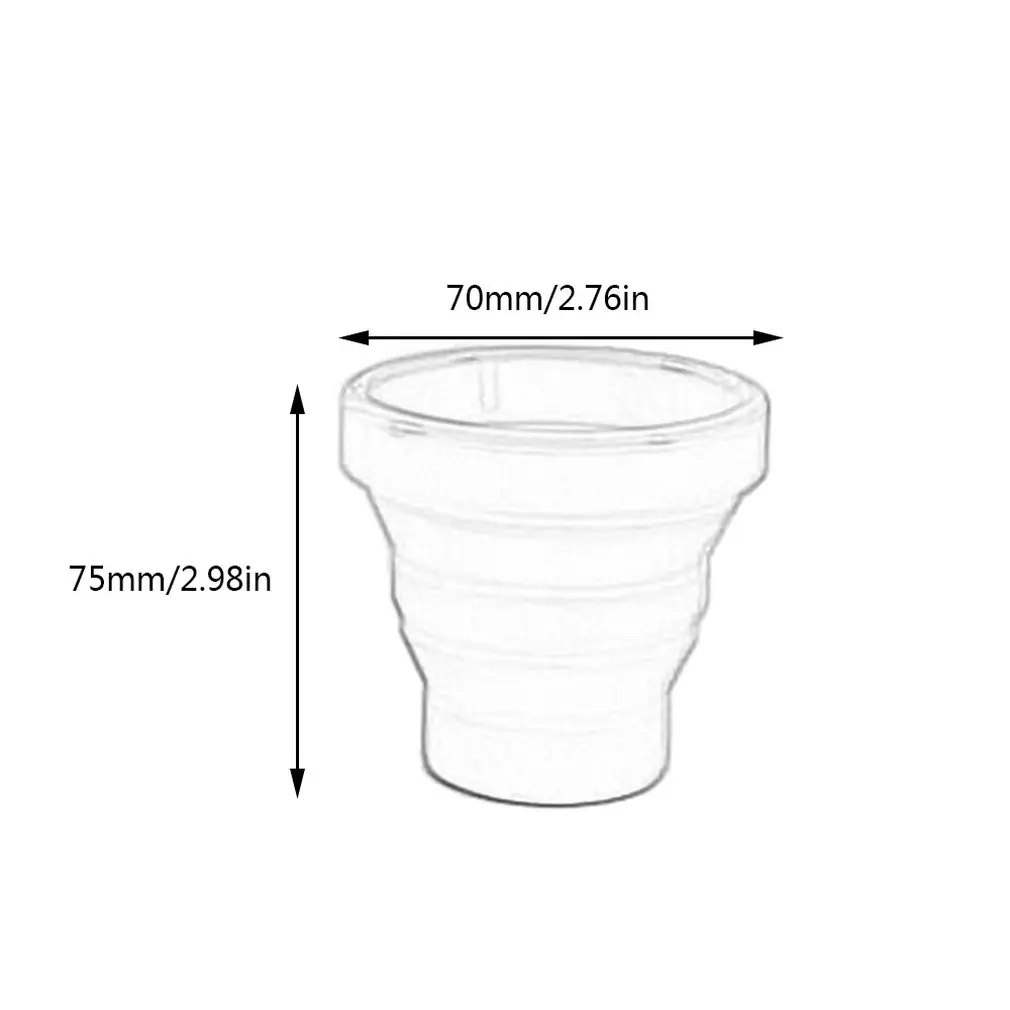 Портативная силиконовая бутылка для воды из нержавеющей стали складной чехол