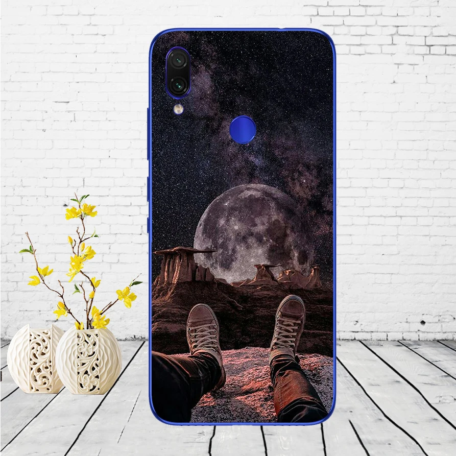 C17 Чехол для Xiaomi Redmi Note 7, силиконовый чехол для Xiaomi Redmi Note 7, задняя крышка, чехол для Redmi Note 7, чехол для телефона - Цвет: C17