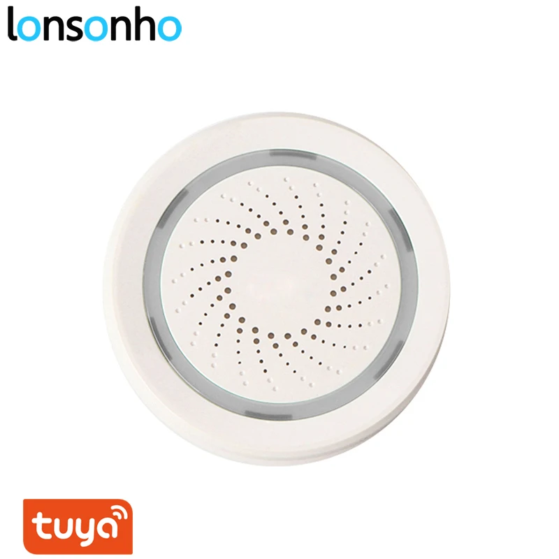 Lonsonho WiFi USB сирена датчик сигнализации без концентратора требуется подключи и играй приложение уведомления оповещения умный дом Tuya Smart Life App
